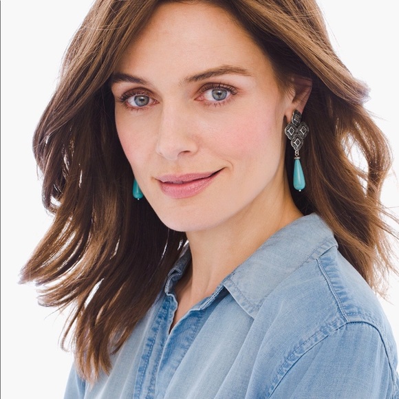 “ASHLEE DROP Earrings-Chico's"" - Picture 2 of 3